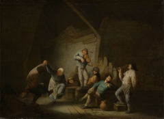Dancing couple by Adriaen van Ostade