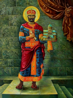 Davit IV Agmashenebeli by Teimuraz Kharabadze