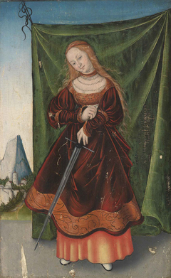 De heilige Lucia by Lucas Cranach - Werkstatt