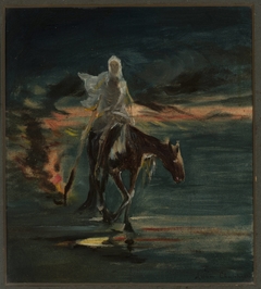 Death, central section of the triptych “Disaster”, sketch by Albert Chmielowski