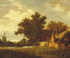 Farm near the Dunes by Willem Gras