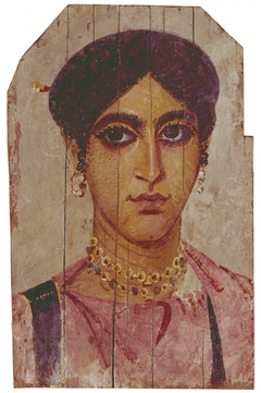Fayum Portrait of a Woman by Anonymous