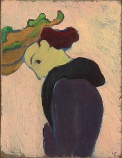 Femme de profil au chapeau vert by Édouard Vuillard