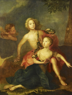 Frederick Prince of Wales (1707-1751) and Princess Amelia (1711-1786) (?) by Martin Maingaud