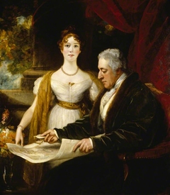 George O’Brien Wyndham, 3rd Earl of Egremont (1751-1837) and his Daughter Mary Wyndham, Countess of Munster (1791-1842) by Thomas Phillips