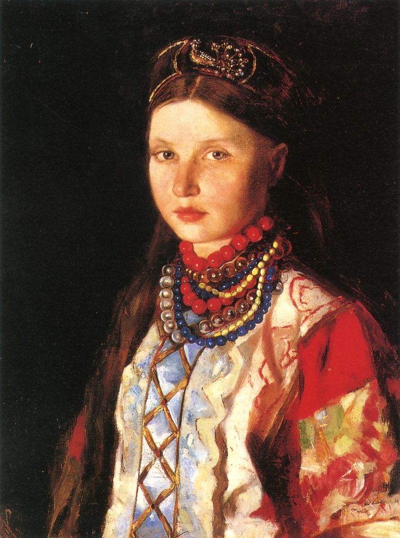 Girl in Russian Costume