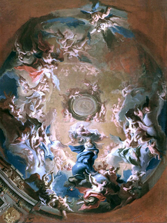God the Father Receiving the Madonna of the Immaculate Conception by Carlo Carlone