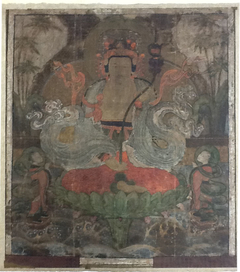 Guanyin Seated on a Lotus Throne by Anonymous
