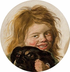 Head of a Boy with a Dog by Anonymous
