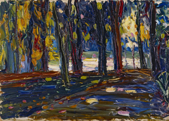 Im Park von St. Cloud – Herbst II by Wassily Kandinsky