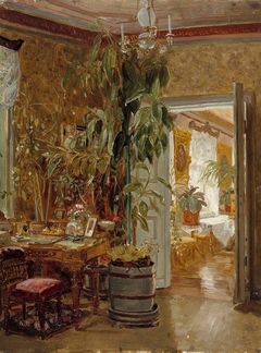 Interior from the Hallonblads' Home, Hympölä Manor