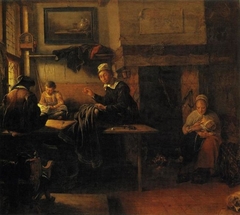 Interior of a Tailor's Shop by Quirijn van Brekelenkam