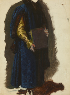 Jaśko of Tęczyn's Garment. Study to the Painting "The Oath of Queen Jadwiga" by Józef Simmler