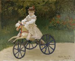 Jean Monet (1867–1913) on His Hobby Horse by Claude Monet