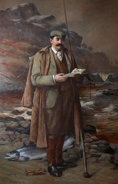 Julius Charles Drewe (1856 - 1931) at Faskally by Charles Martin Hardie
