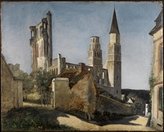 Jumièges by Jean-Baptiste-Camille Corot