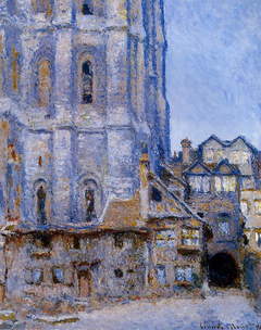 La Cour d'Albane by Claude Monet