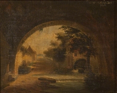 Landscape seen through an Arch by Sir William Chatterton