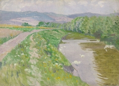 Landscape with a River by Nándor Katona