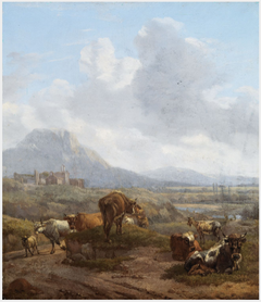Landscape with Cattle by Willem Romeyn
