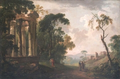 Landscape with Ruins by George Barret