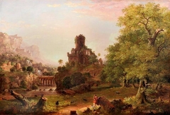 Landscape with Ruins by Jasper Francis Cropsey