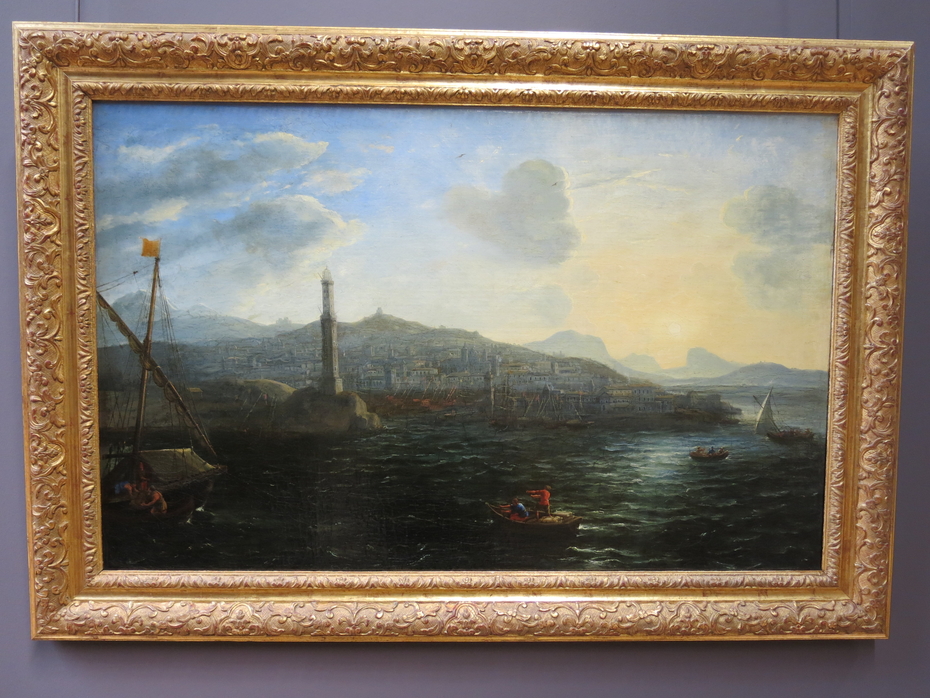 Le Port de Gênes, vu de la mer