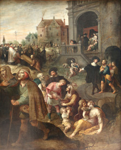 Les  oeuvres de la miséricorde by Frans Francken the Younger
