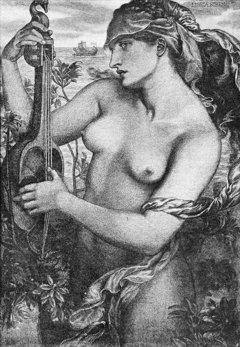 Ligeia Siren by Dante Gabriel Charles Rossetti