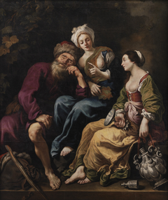 Lot and His Daughters by Claude Vignon