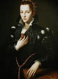 Lucrezia de Medici 1545 1561 by Alessandro Allori USEUM