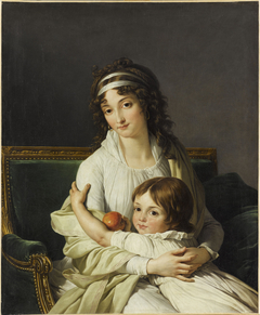 Madame Boyer-Fonfrède et son fils Henri by François-André Vincent