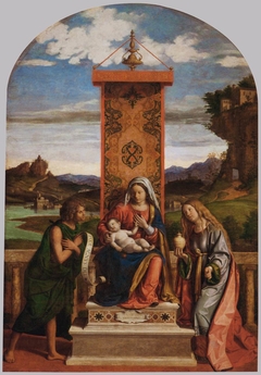 Madonna and Child with John the Baptist and Mary Magdalene by Cima da Conegliano