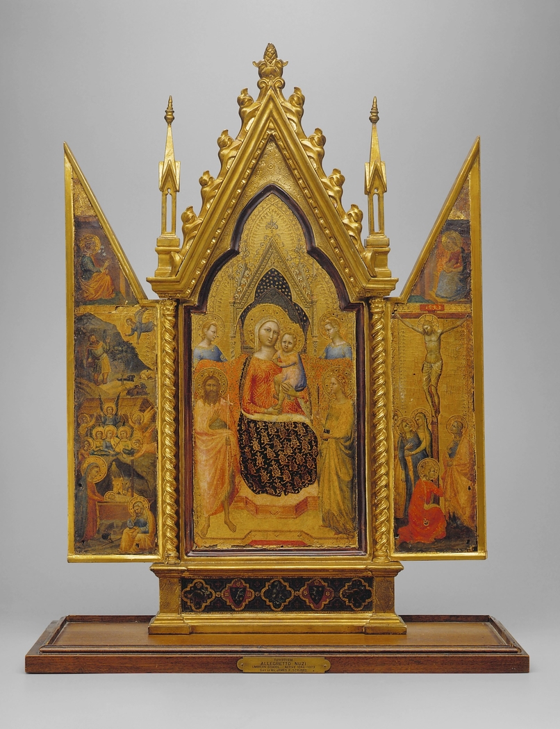 Madonna and Child with Saints, Crucifixion and Nativity
