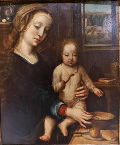 Madonna and Child with the Milk Soup by Anonymous