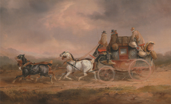 Mail Coaches on the Road: the Louth-London Royal Mail progressing at Speed by Charles Cooper Henderson
