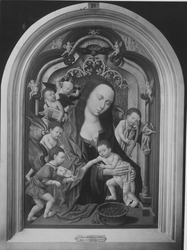 Maria mit Kind und musizierenden Engeln (Werkstattkopie)