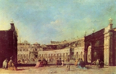 Markusplatz in Venedig by Francesco Guardi