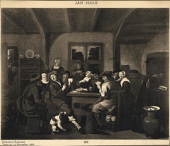 Merry company at an inn by Jan Hals