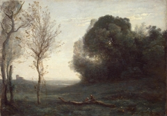 Morning by Jean-Baptiste-Camille Corot