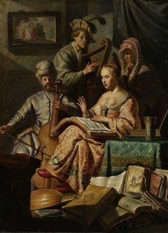 Musical Company by Rembrandt
