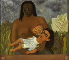 My Nurse and I or Me Suckling by Frida Kahlo