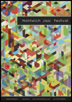Nantwich Jazz Festival poster by Terrance Albrecht