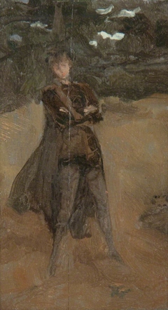 Note in Green and Brown: Orlando at Coombe by James McNeill Whistler