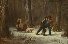 On Their Way to Camp by Eastman Johnson