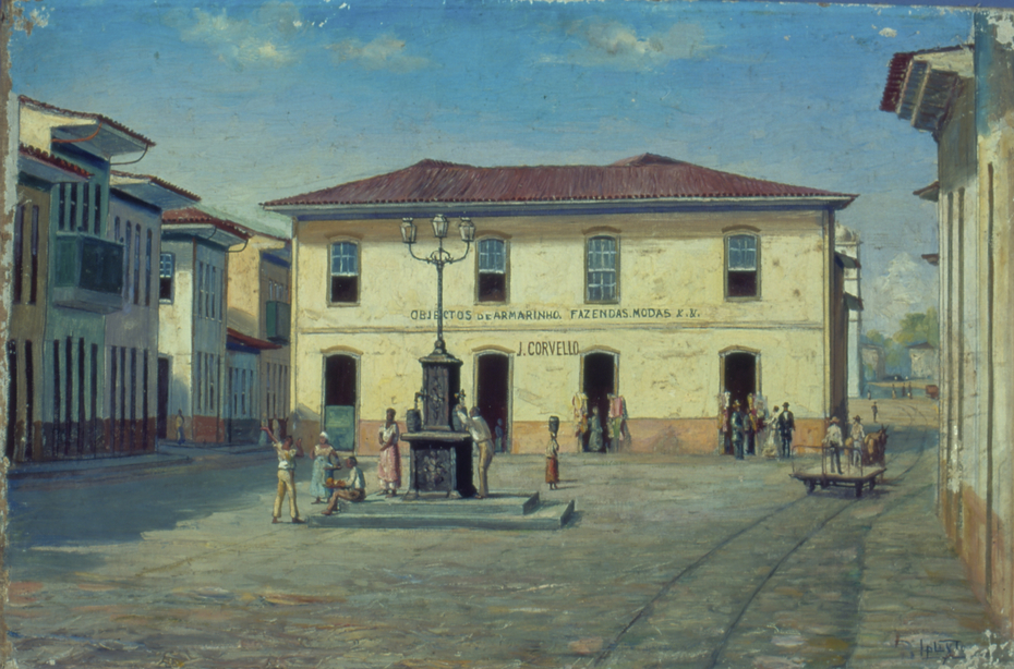 Páteo Interno da cadeia de Santos, 1854