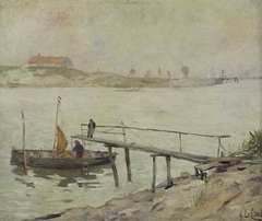 Pier (Early Morning) by Adolf le Comte