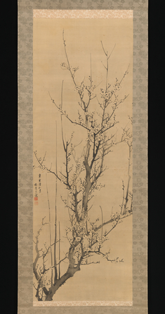 Plum Blossoms by Yamamoto Baiitsu