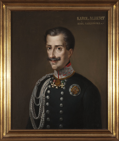 Portraif of Charles Albert, king of Sardinia by nieznany malarz polski