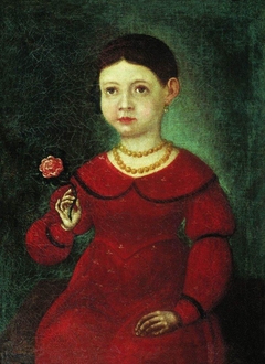 Portrait of a Girl Evdokia Kuznetsova by Fyodor Bronnikov